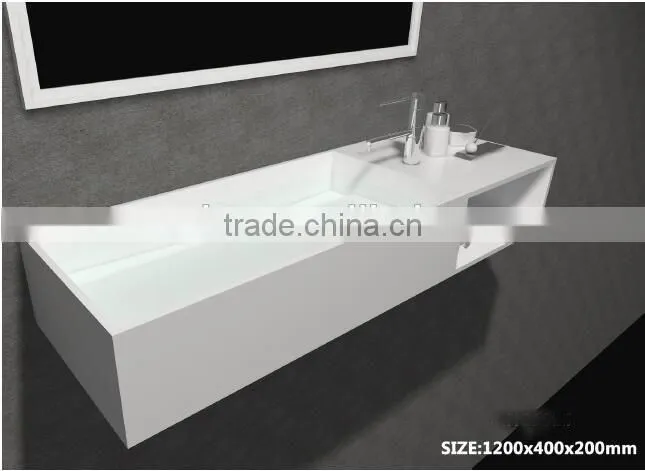 sanitary ware bathroom solid surface wash hand basins,Wall Hung Solid Surface Wash Basins, Stone Resin Wash Basin