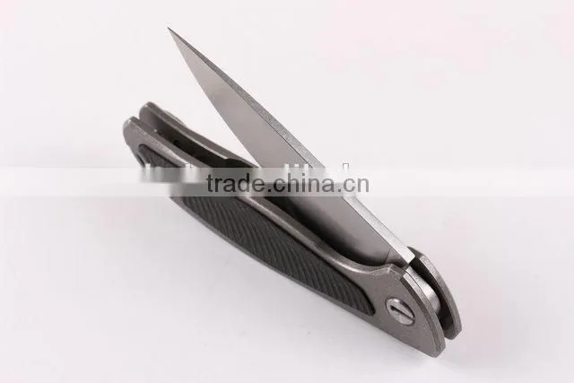 OEM carbon handle folding knife with D2 blades