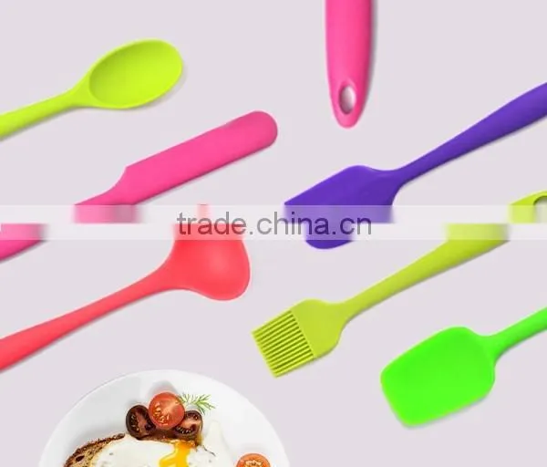 Hot Sell Food Grade Mini Silicone Kitchen Utensils Set