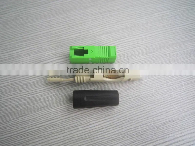 New FTTH sc apc 0.9mm sm fiber optic fast connector