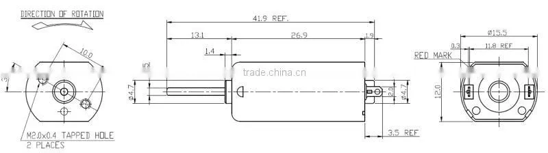 China manufacture High-ranking low cogging 24v dc motor
