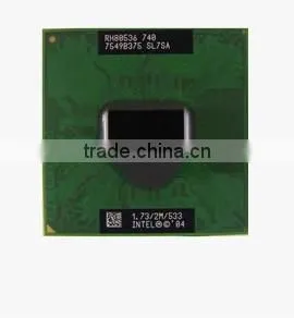 Centrino 2 pentium PM740 1.73 G / 2 m / 533 SL7SA (original PGA formal version)