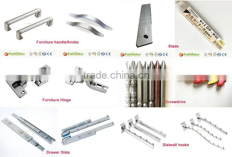 PVC Laminated MDF Grooved Board Aluminum Slatwall Panel