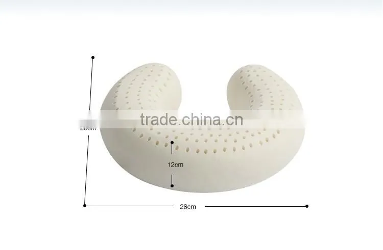 XD-KO006 70D latex foam pillow/travel neck pillow/hoodie pillow with size 28*28*12