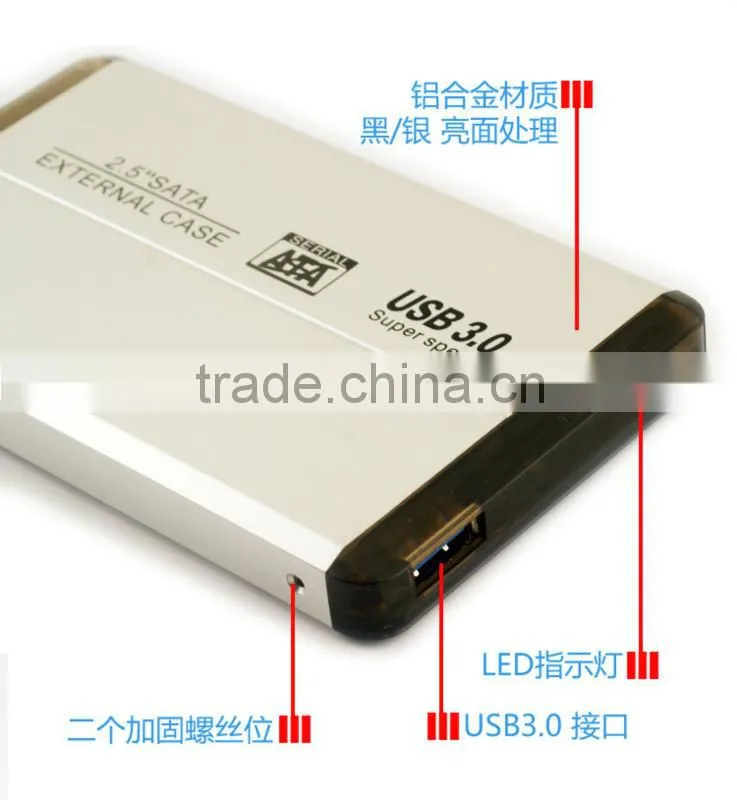 2.5'' USB 3.0 external hdd caddy/enclosure