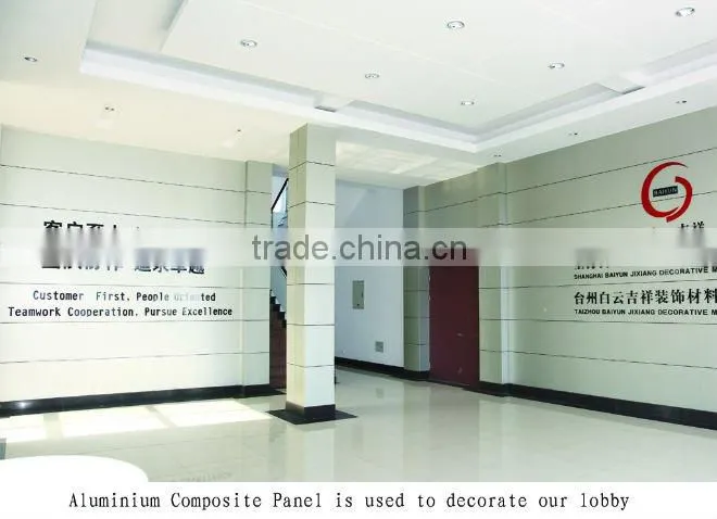 exterior wall decoration material Golden Mirror Aluminium Composite Panel