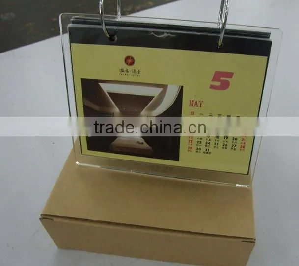 wholesale hot sale acrylic calendar 2016