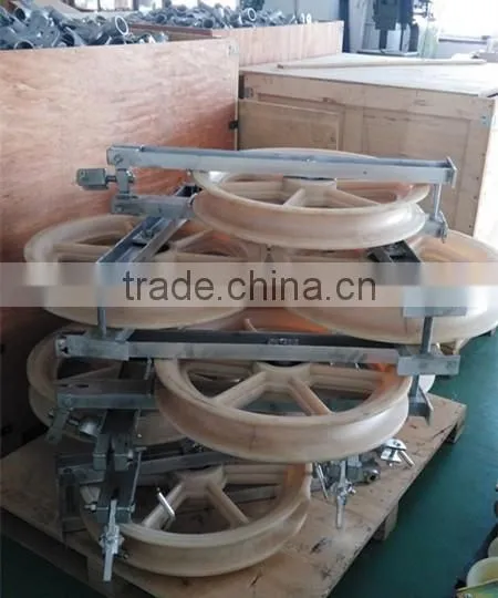 Plate type cable pulley