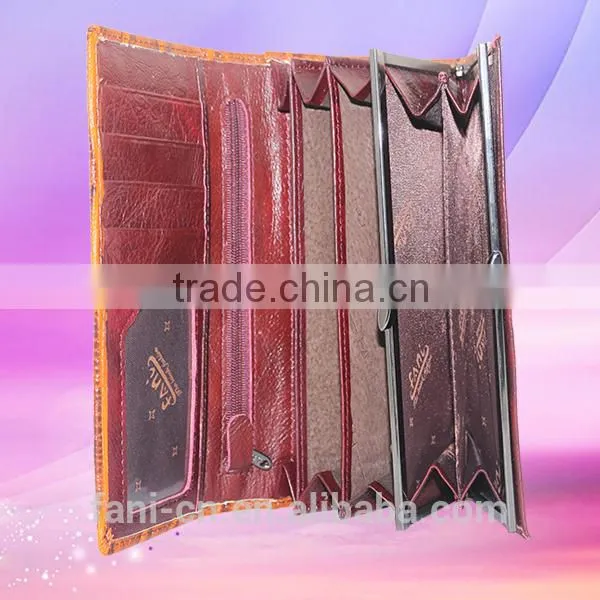 China factory wholesale fashion PU leather clutch purse for women or girls