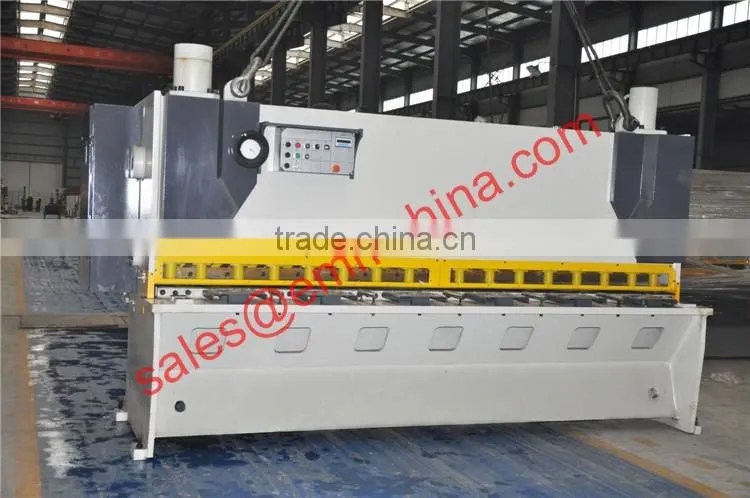 QC11Y-12x6000 hydraulic guillotine mild steel plate cutting machine
