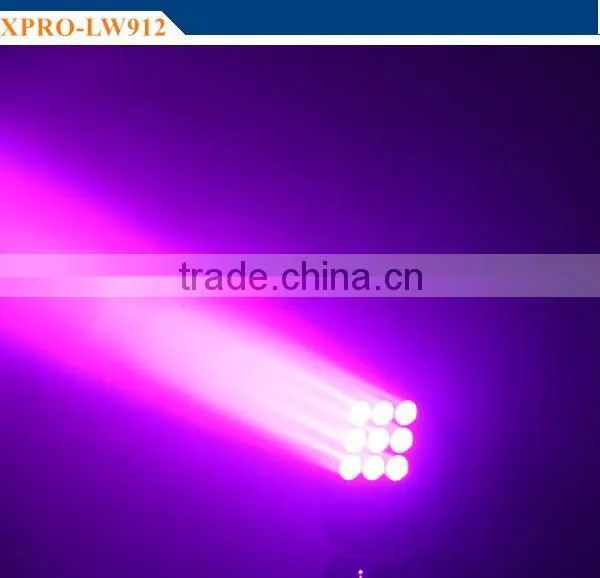 Matrix light LED 9pcs 12w RGBW 4in1 wash moving head