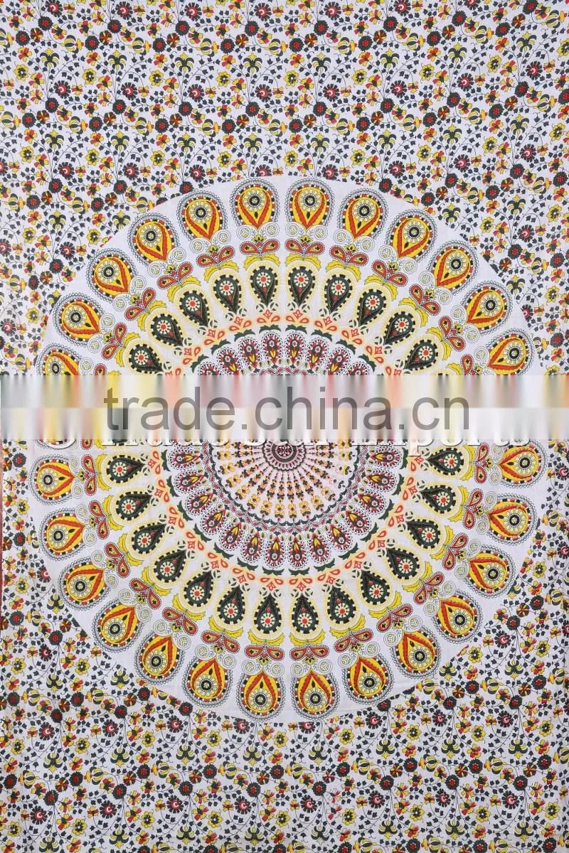 Ethnic Wall Hangings Indian Mandala Hippie Bohemian Wall Decoraiton Cotton Tapestry