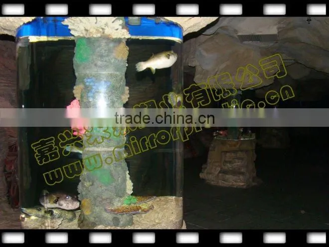 Large Clear Plastic Round New Material Aquariums