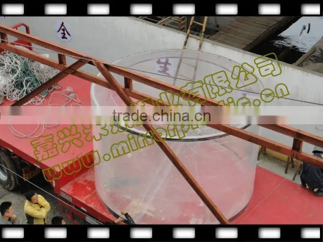 Large Clear Plastic Round New Material Aquariums