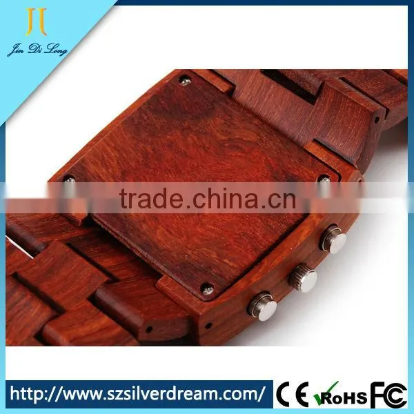 2014 New Arrival OEM/ODM Japan Movement Quartz Custom Wood Watch