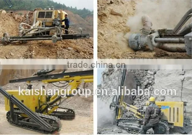 KC120 Integrated DTH mobile drilling rig,Integrated high pressure DTH mobile drilling rig,crawler drill rig
