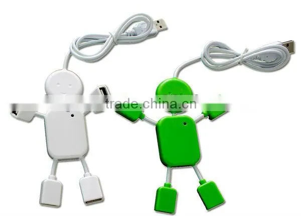 High speed Round shape mini 4 port USB Hub