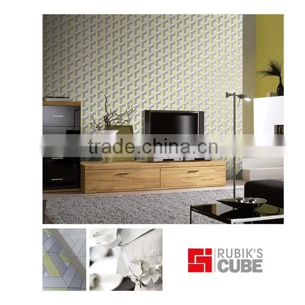 popular mordern pvc vinly wallpaper with DAMASK design