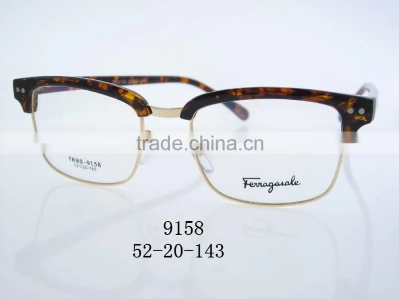 2016 New stylish metal optical eyeglass frames 9158 old style