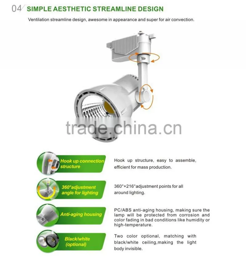 hot sale led lighting 20w led tracking light