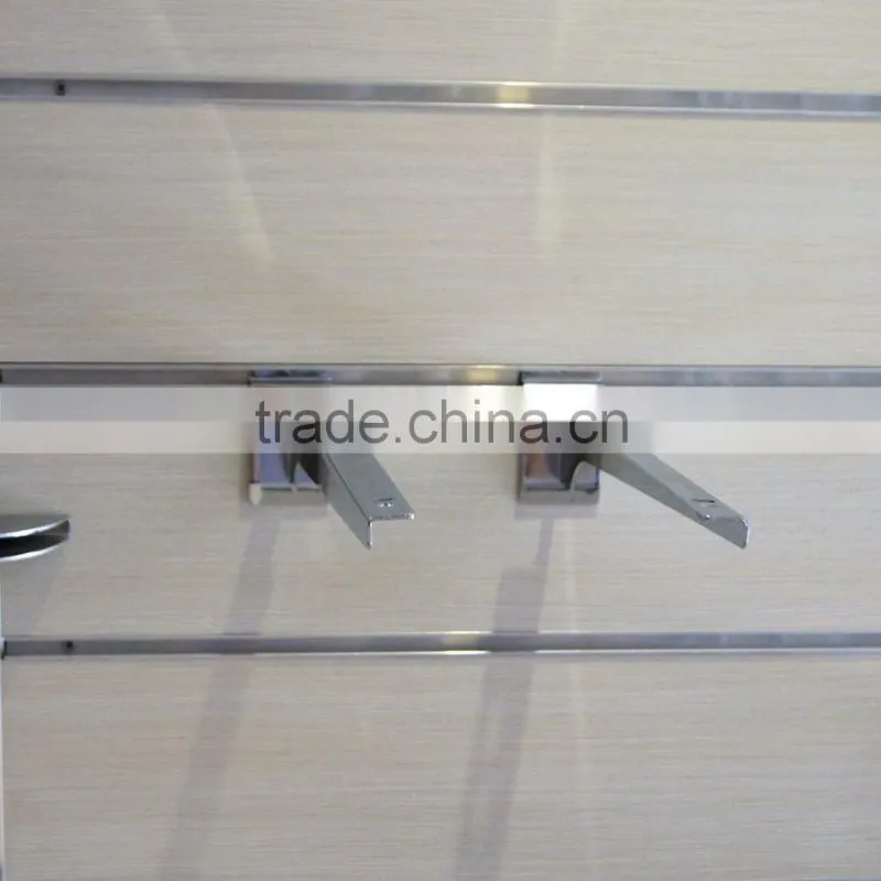 Chrome Iron metal hanging display shelf bracket