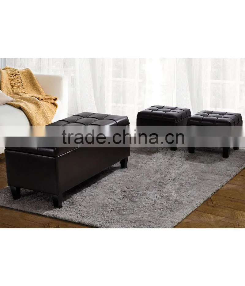 customized leather ottoman coffee table avaliable OT4032