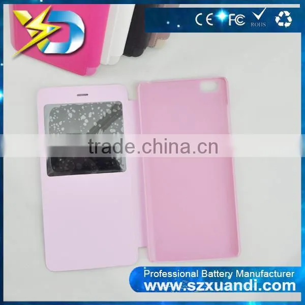 Fancy design colorful leather mobile cover case made in China