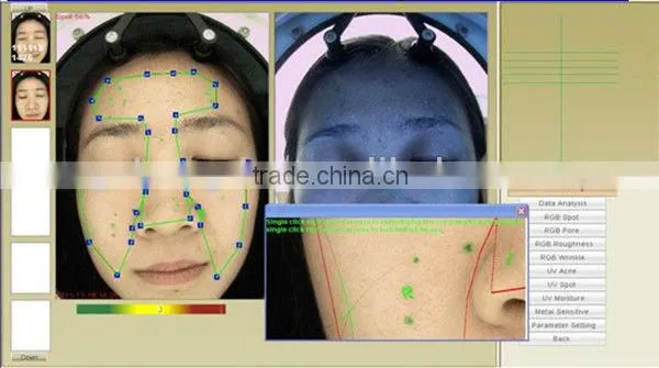 2016 NEWEST! Multi-language Magic Mirror Skin Analyzer for English Chinese Spanish Russian version BD-P027
