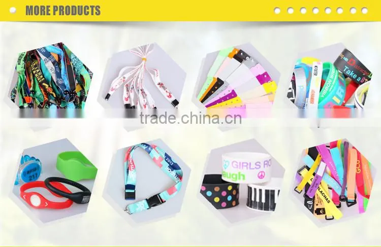 One time use vinyl bracelet for meeting