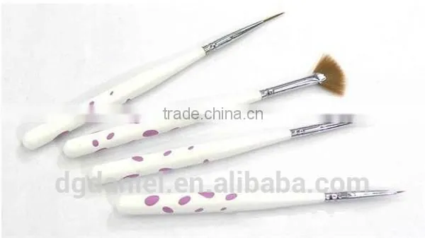 Nylon Nail Brush with Wooden Handle