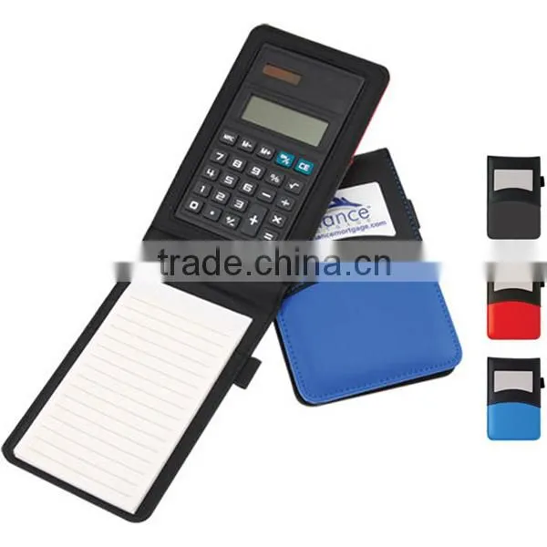 Pretty vertical pocket size leather note pad