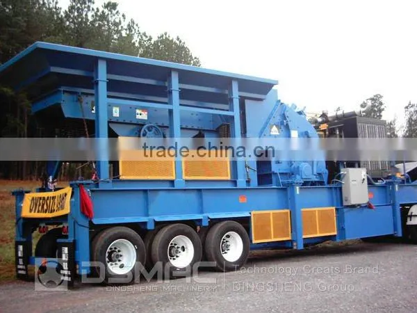 Tyre Mobile Impact Crusher Plant