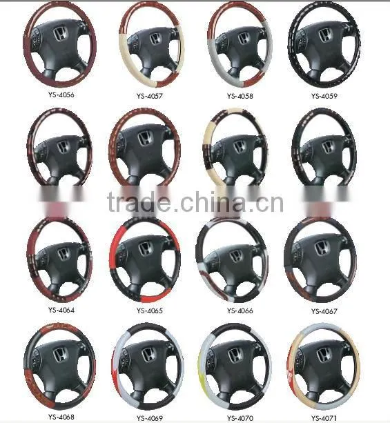 Newest Leather Black Car Steering Wheel Cover Auto Car Steering Wheel Cover
