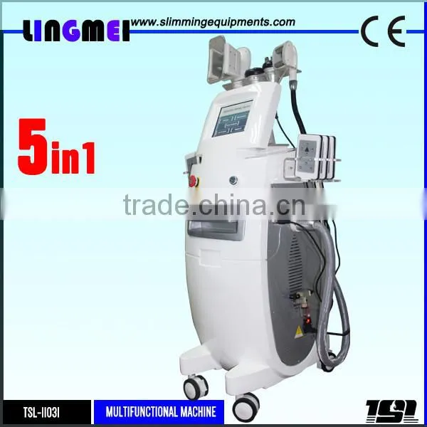 Professional lipo laser cryolipolysis electro fat loss machine rf vacuum roller laser beauty product