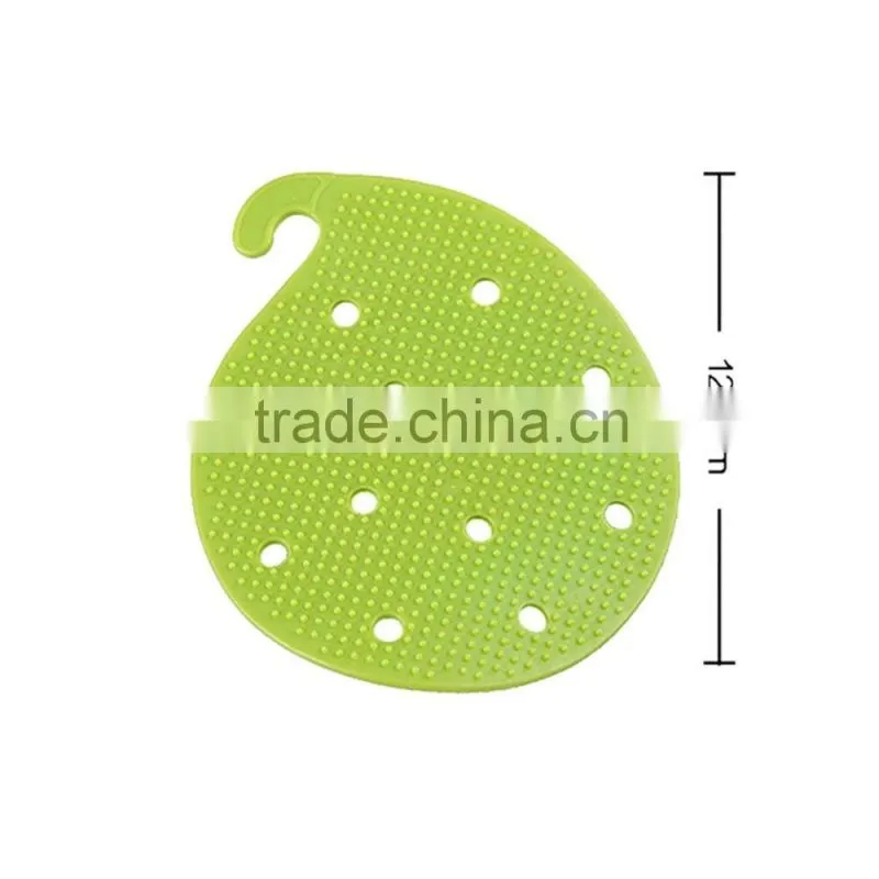 Fruit and vegetable brush Multi Use Vegetable Brushes/Heat pads/Potato Scrubber/ rivet / Jar Opener Double Sided Silicon