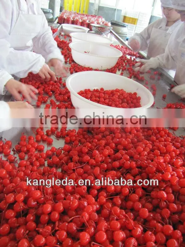 canned sweet red cherry in light syrup
