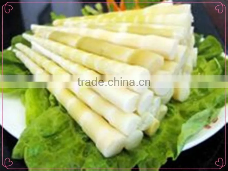 boiled green food bamboo shoot