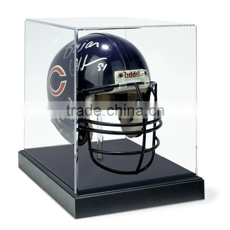hot selling OEM service high quality fashionable acrylic football display boxes / racks for football fans
