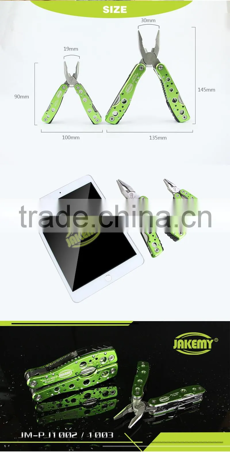 Hot sale stainless steel multifunction plier for out door activity