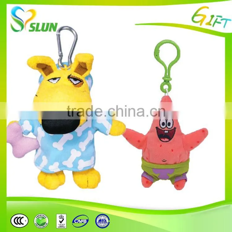 High quality and cheap teddy bear plush keychain toy