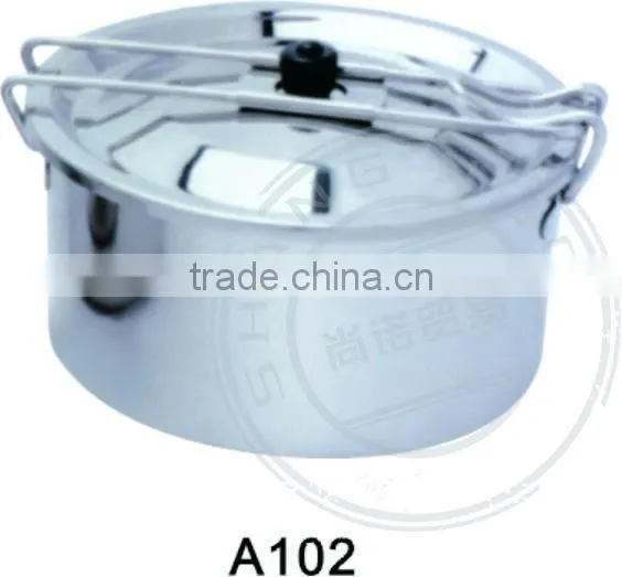 high grade picnic removable handles cooking pots