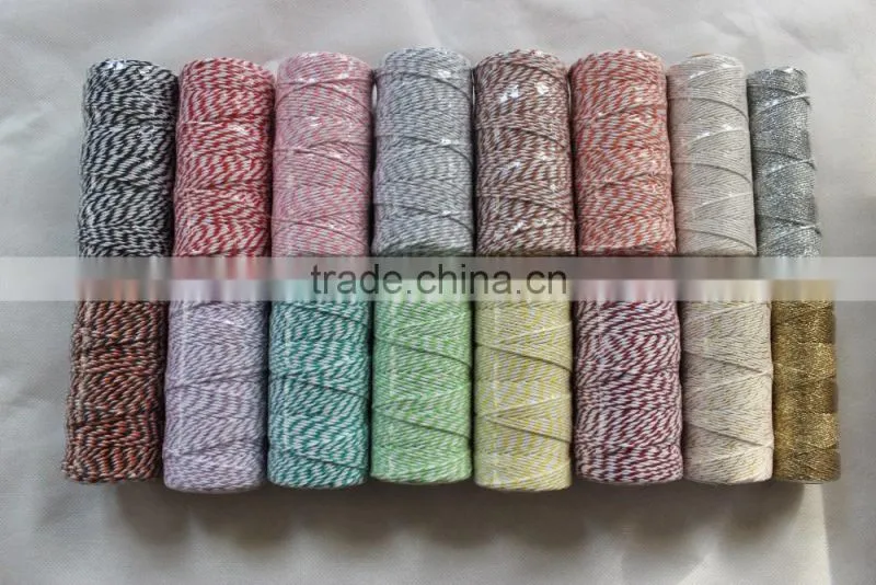 12ply colorful baker twine for gift packing cooking party wedding decorating and DIY