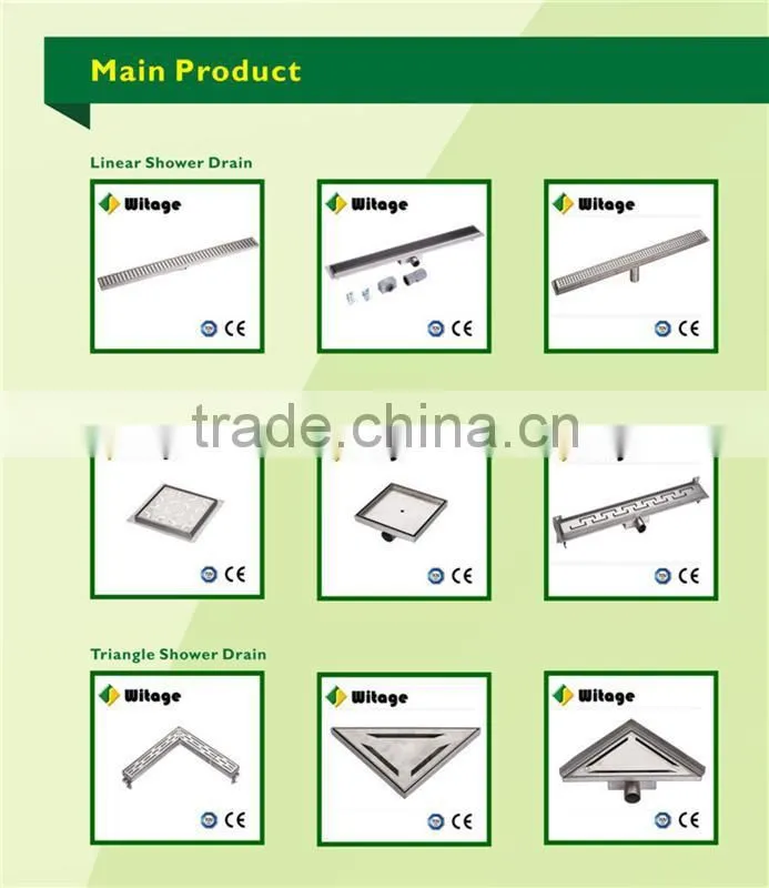 ISO 9001 Factory easy clean stainless steel floor drain