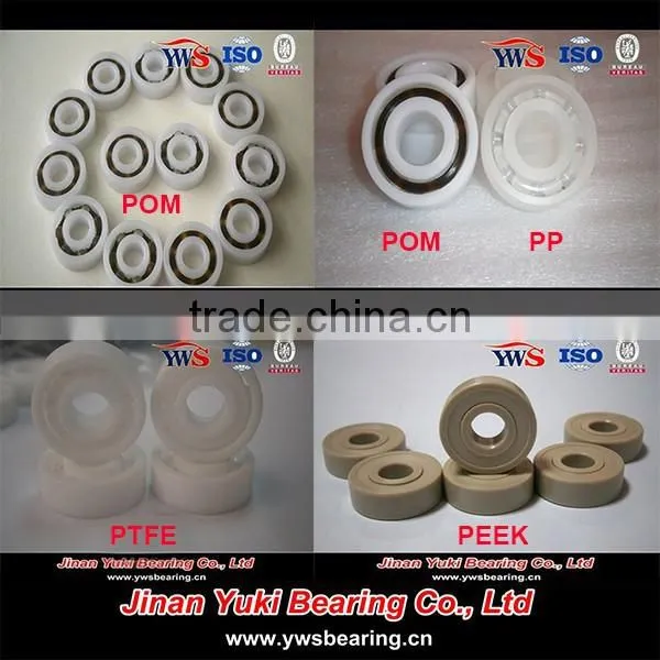 Automobiles/motors parts plastic bearings deep groove ball bearings