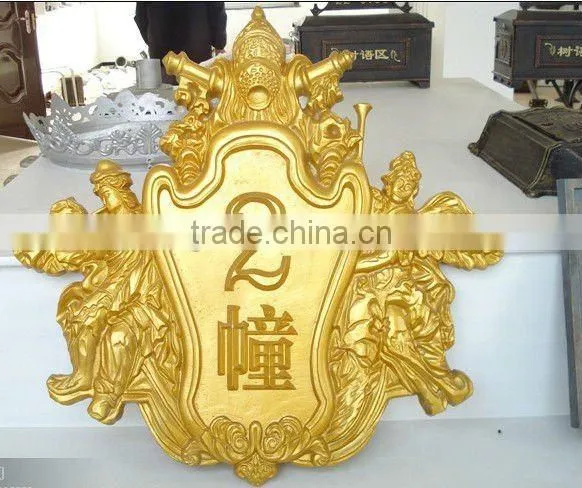 Beautiful Die Cast Aluminum Flat Nameplates from Cangzhou