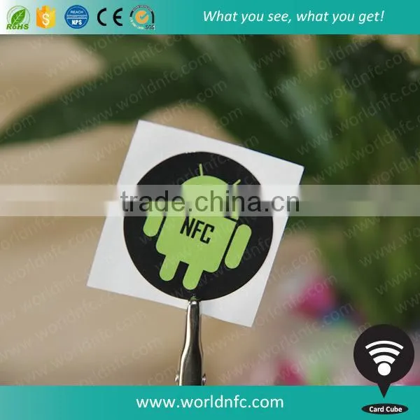 NTAG213 Aluminium Antenna NFC Sticker Tag for Archive Management