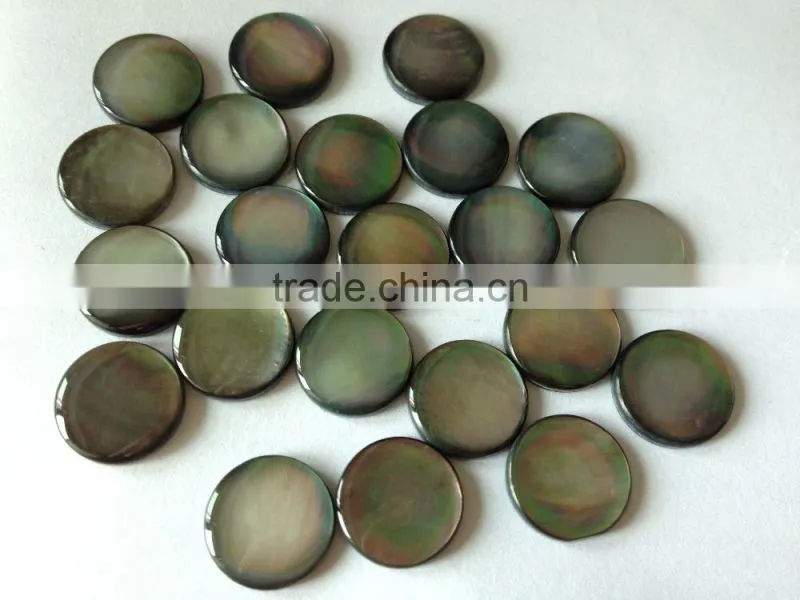 black lip mother of pearl shell cabochon for gemstone jewelry