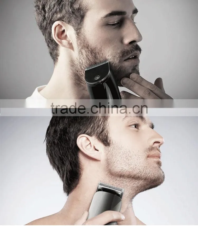 Brand good quality electric rechargeable Hair Clipper and Beard Trimmer wet/dry Hair cut Kit for baby/ men (EU/US plug optionl)
