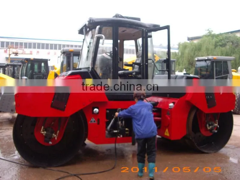 10 ton hydraulic double drum vibratory road roller,easy to operate road roller