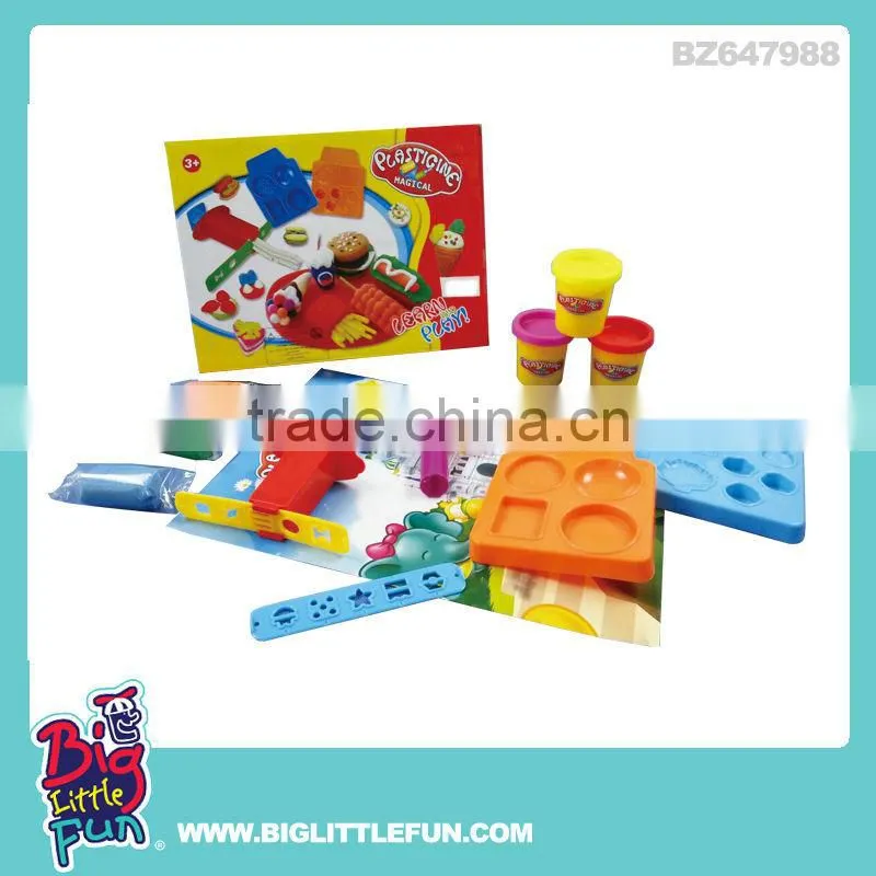 Kids dinosaur world play dough set toy